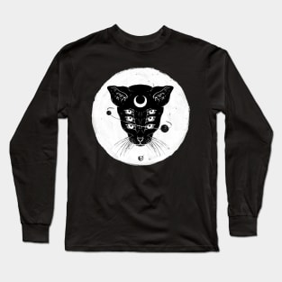 Black (Moon) Cat Long Sleeve T-Shirt